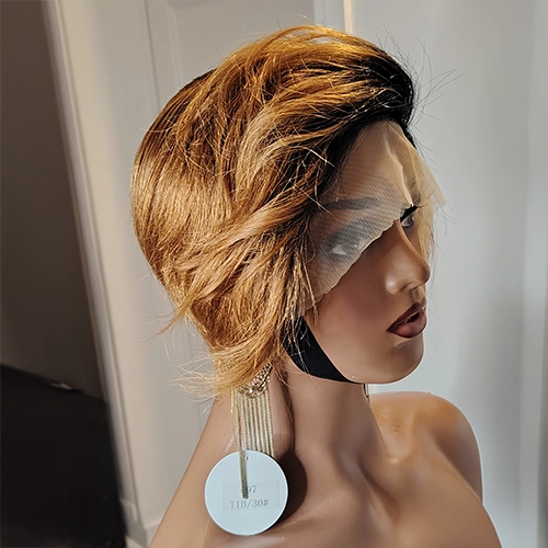 Perruques demi tête