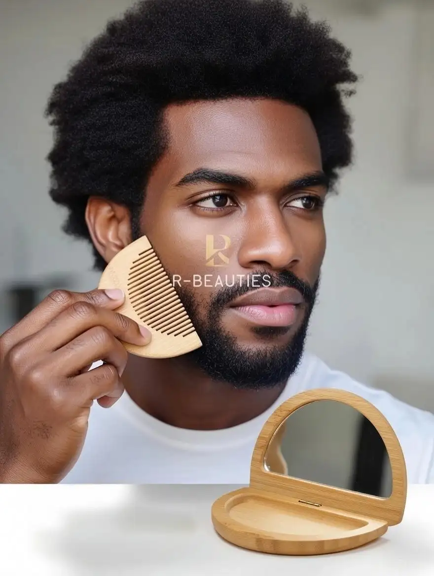 Peigne en bois pour barbe R-Beauties