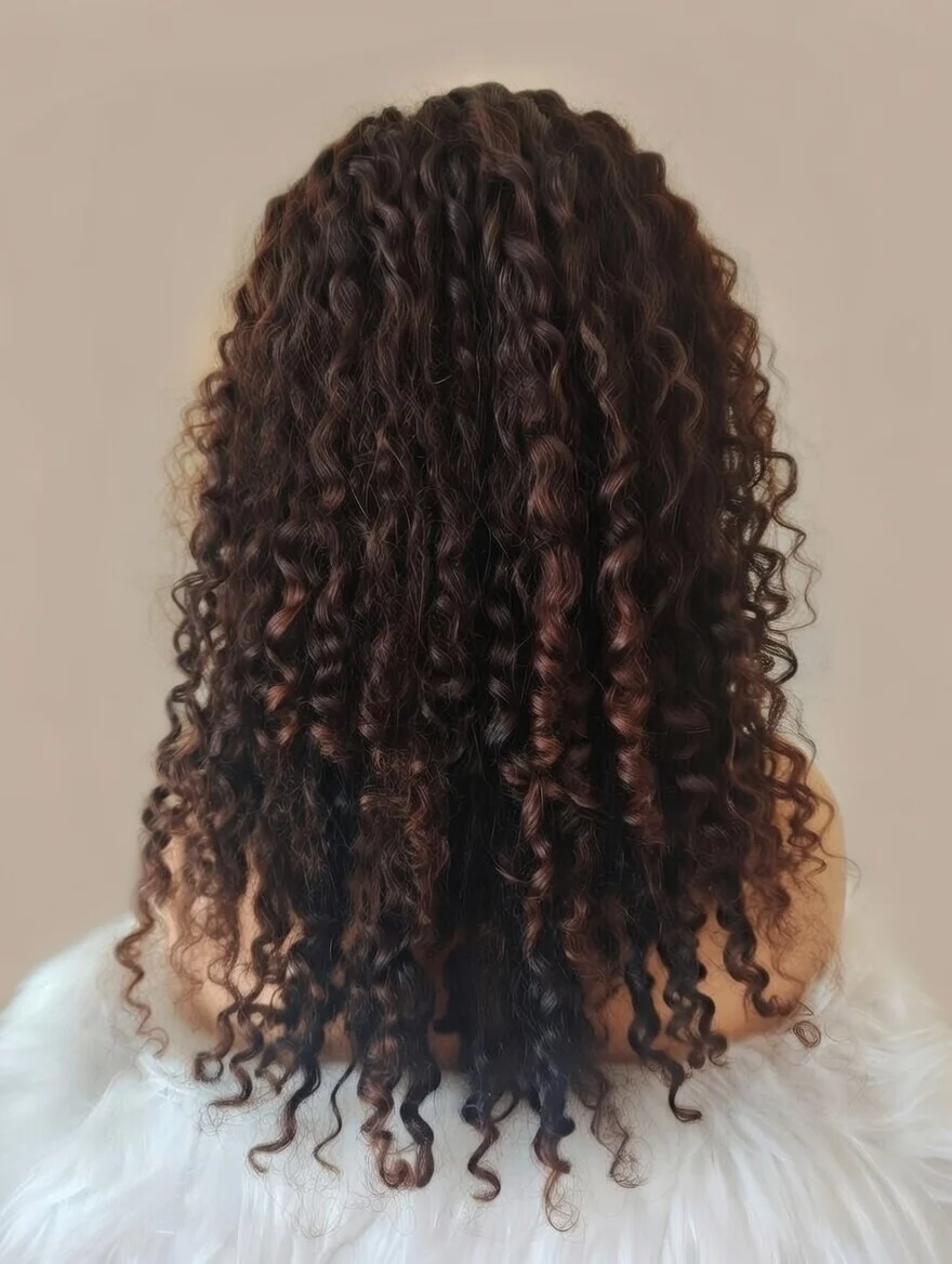 Perruque kinky curly 13x4